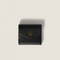 Miu Miu Small leather wallet Black