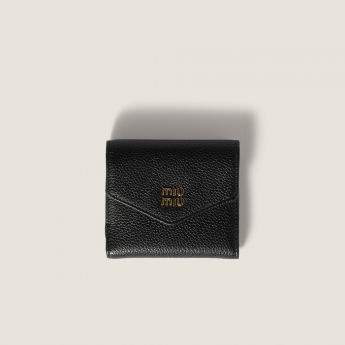 Miu Miu Small leather wallet Black
