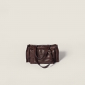 Miu Miu Utilitaire nappa leather shopping bag Sienna