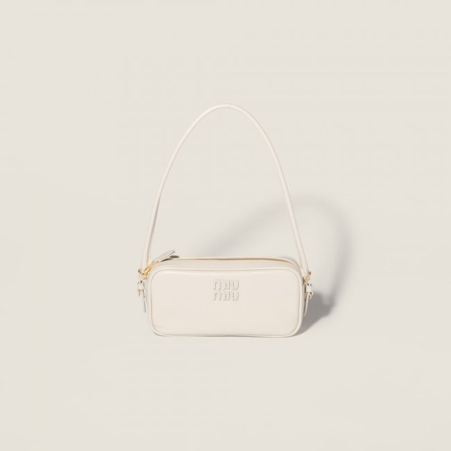 Miu Miu Leather pouch Chalk White