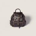 Miu Miu Leather backpack Coffee Miu Miu Leather backpack Coffee