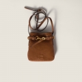 Miu Miu Nappa leather pouch - Oak Miu Miu Nappa leather pouch - Oak