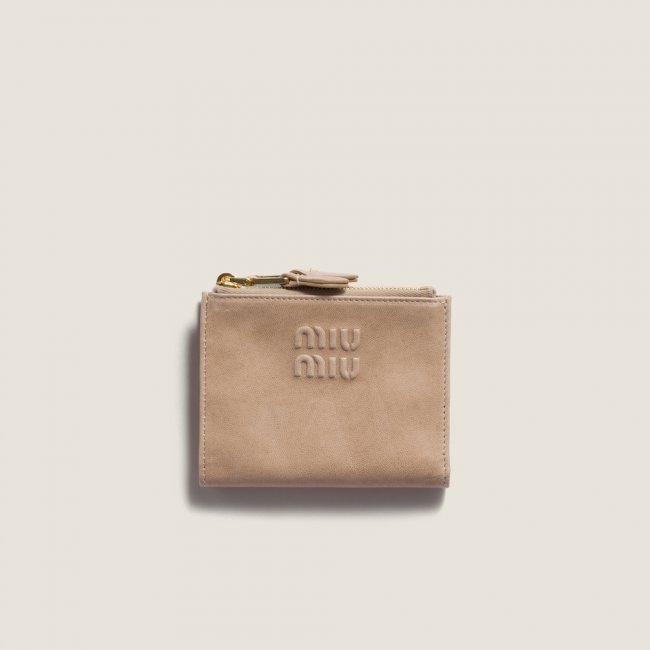 Miu Miu Small nappa leather wallet Cord