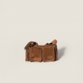 Miu Miu Utilitaire suede shoulder bag Cocoa Brown Miu Miu Utilitaire suede shoulder bag Cocoa Brown