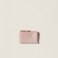 Miu Miu Nappa leather envelope card holder Peach Miu Miu Nappa leather envelope card holder Peach