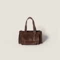 Miu Miu Utilitaire suede shopping bag Dark Brown Miu Miu Utilitaire suede shopping bag Dark Brown