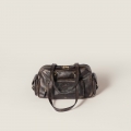 Miu Miu Pocket nappa leather top-handle bag Coffee