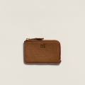 Miu Miu Leather pouch card holder Cognac Miu Miu Leather pouch card holder Cognac