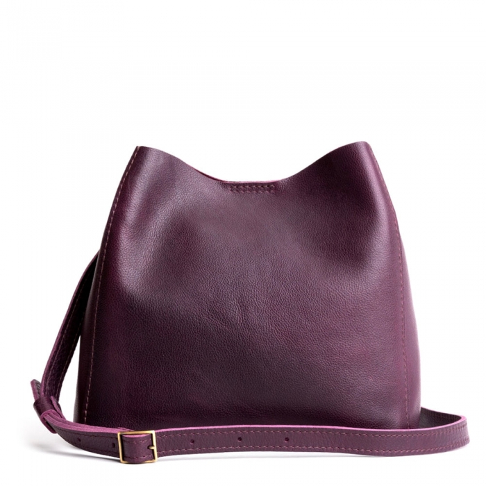 Portland Butterfly Bucket Bag - Plum