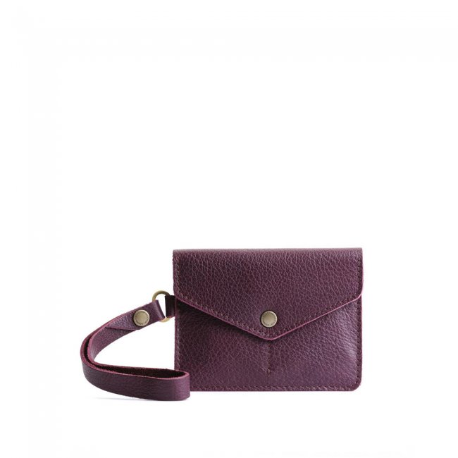 Portland Passport Wristlet - Plum