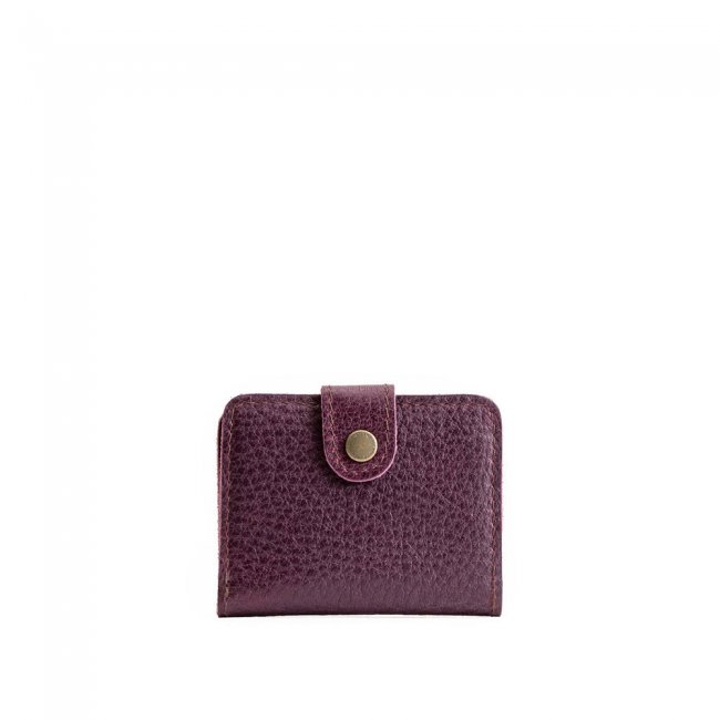 Portland Mini Bifold Wallet - Plum