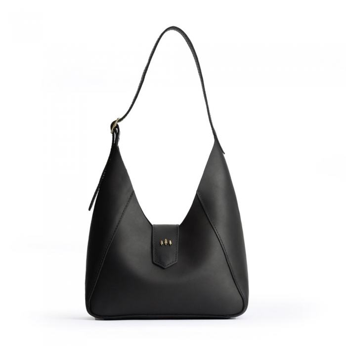 Portland Flora Shoulder Bag - Black