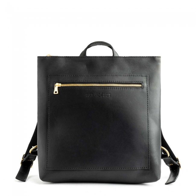 Portland Tote Backpack - Black