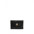 Portland Mini Daisy Wallet - Pebbled black
