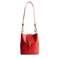 Portland Polly Bucket Bag - Ruby