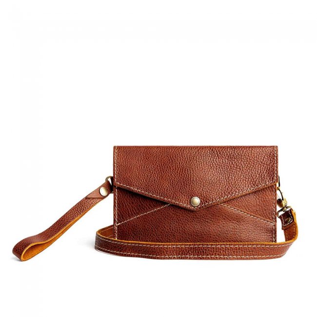 Portland Envelope Convertible Crossbody - Nutmeg