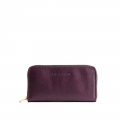 Portland Accordion Zip Wallet - Plum