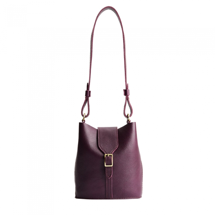 Portland Polly Bucket Bag - Plum