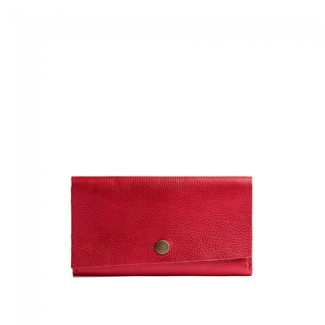 Portland Leather Rancher Wallet - Reba Red