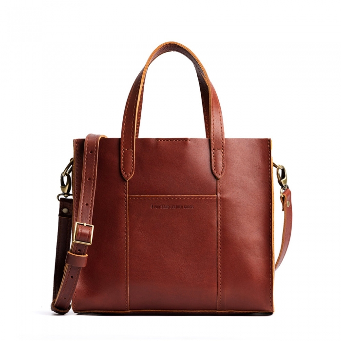 Portland Lola Crossbody Tote - Chestnut