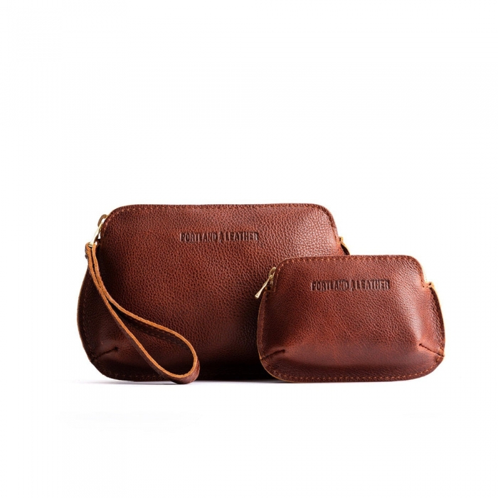 Portland Pinch Pouch - Nutmeg
