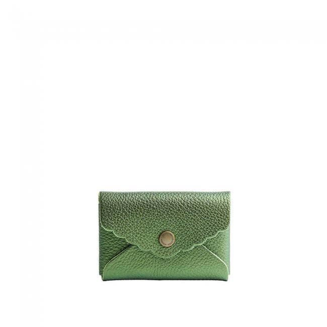 Portland Daisy Plus Wallet - Metallic Greench