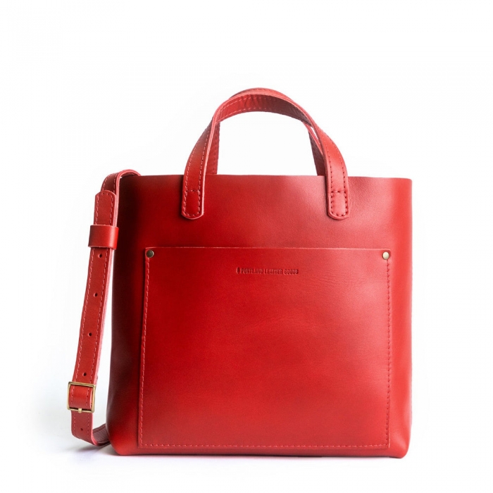 Portland Medium Crossbody Tote - Ruby