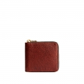 Portland Small Zipper Bifold Wallet - Nutmeg