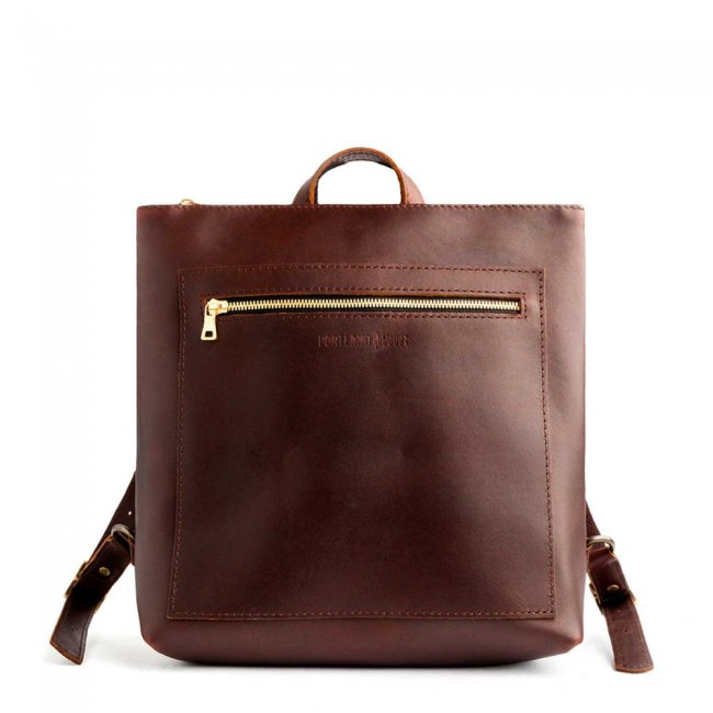 Portland Tote Backpack - Cognac