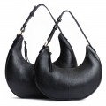 Portland Nora Shoulder Bag - Pebbled black