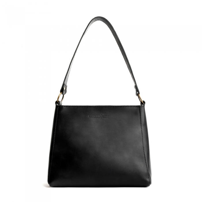 Portland Triangle Shoulder Bag - Black