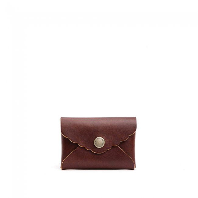 Portland Mini Daisy Wallet - Cognac