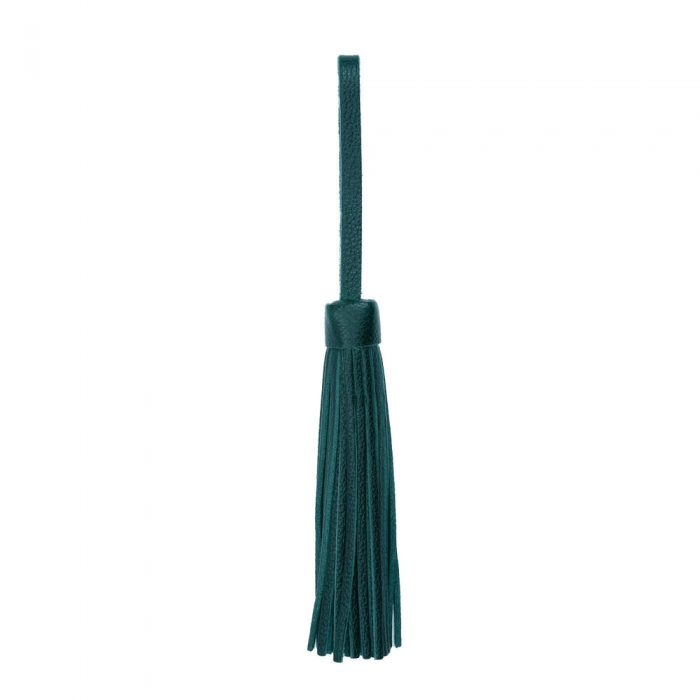 Portland Leather Tassel - Forest Green