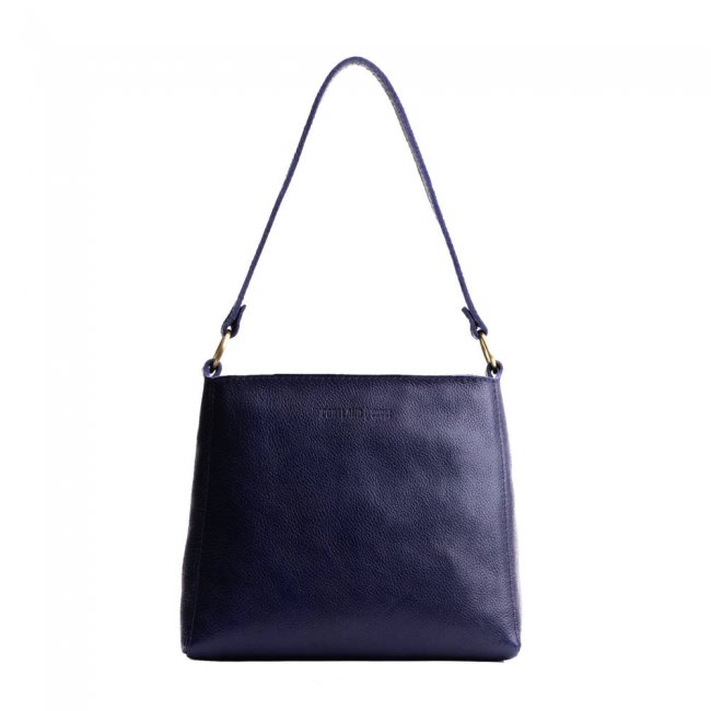 Portland Triangle Shoulder Bag - Cobalt