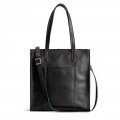Portland Large Lola Zipper Crossbody Tote - Pebbled black