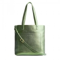 Portland Crossbody Tote - Metallic Greench Portland Crossbody Tote - Metallic Greench