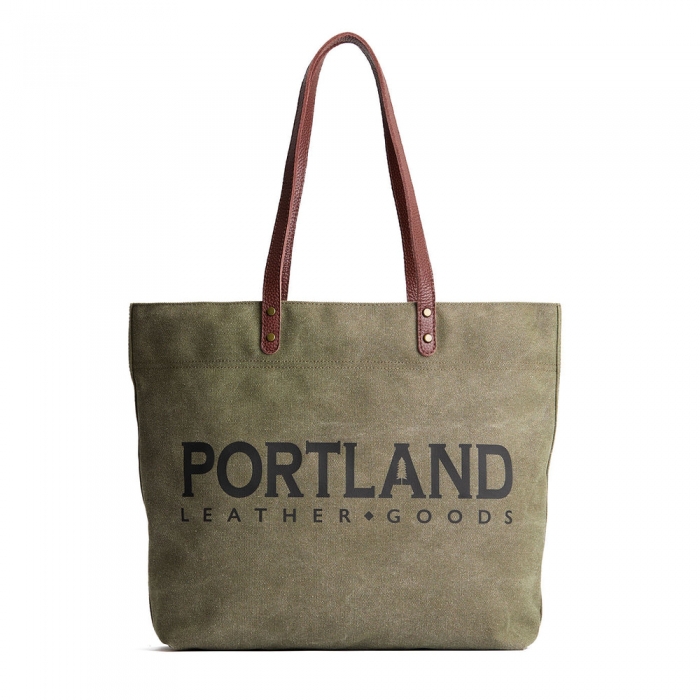 Portland Deadwood Canvas Tote - Green
