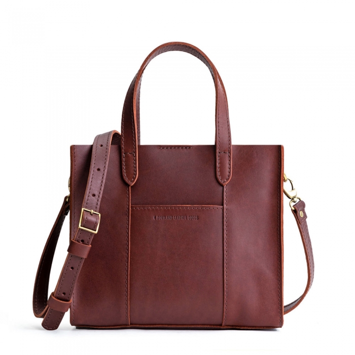 Portland Lola Crossbody Tote - Cognac