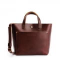 Portland Mini Crossbody Tote - Cognac