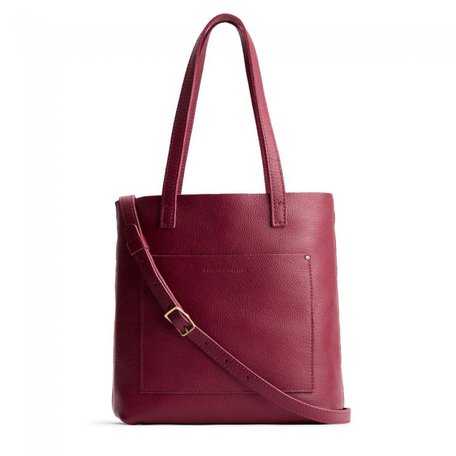 Portland Crossbody Tote - Rhubarb