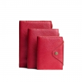 Portland Leather Snap Journal - Reba Red Portland Leather Snap Journal - Reba Red
