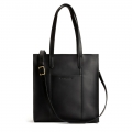 Portland Large Lola Zipper Crossbody Tote - Black