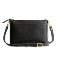 Portland Poppy Purse - Pebbled black