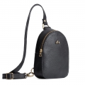 Portland Sydney Sling Bag - Pebbled black Portland Sydney Sling Bag - Pebbled black