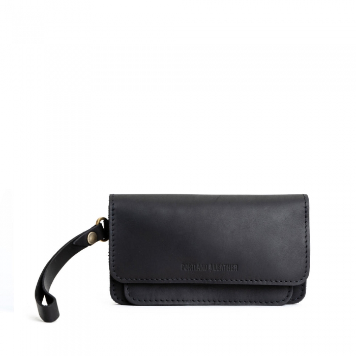 Portland Lily Wristlet - Black