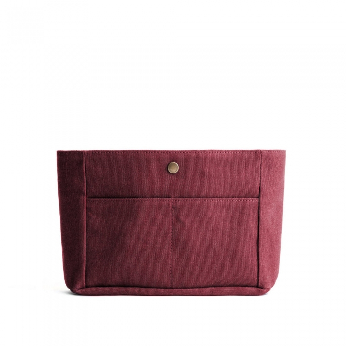 Portland Canvas Purse Organizer - Maroon