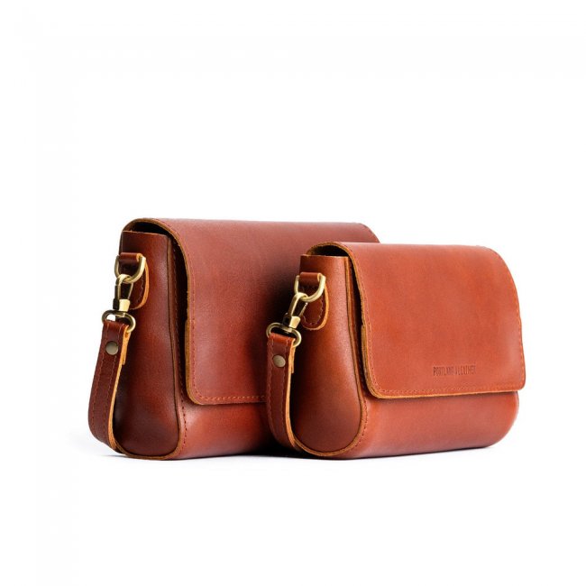 Portland Metro Crossbody - Chestnut