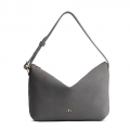 Portland Slouchy Shoulder Bag - Smoke Grey