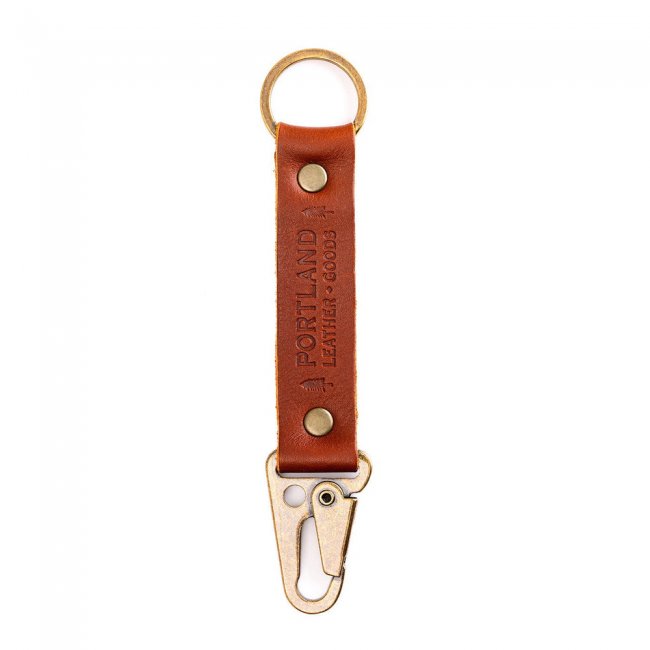 Portland PLG Keychain - Chestnut