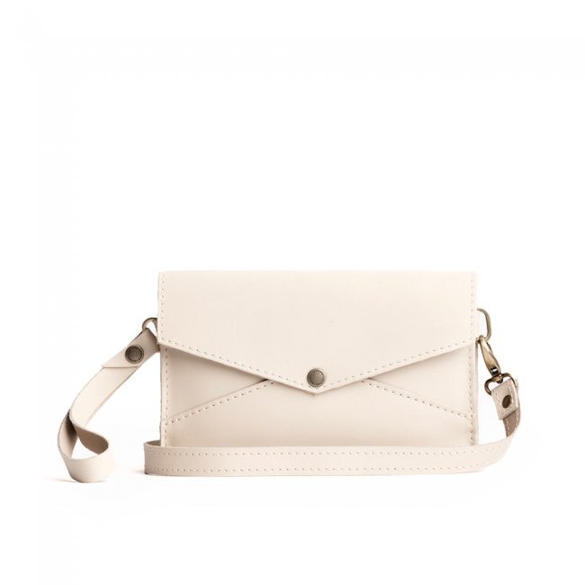 Portland Envelope Convertible Crossbody - Bone